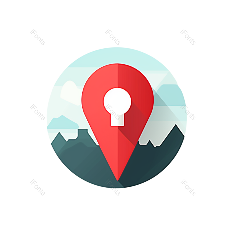 形状图片,图标元素,定位PNG,平面免抠素材